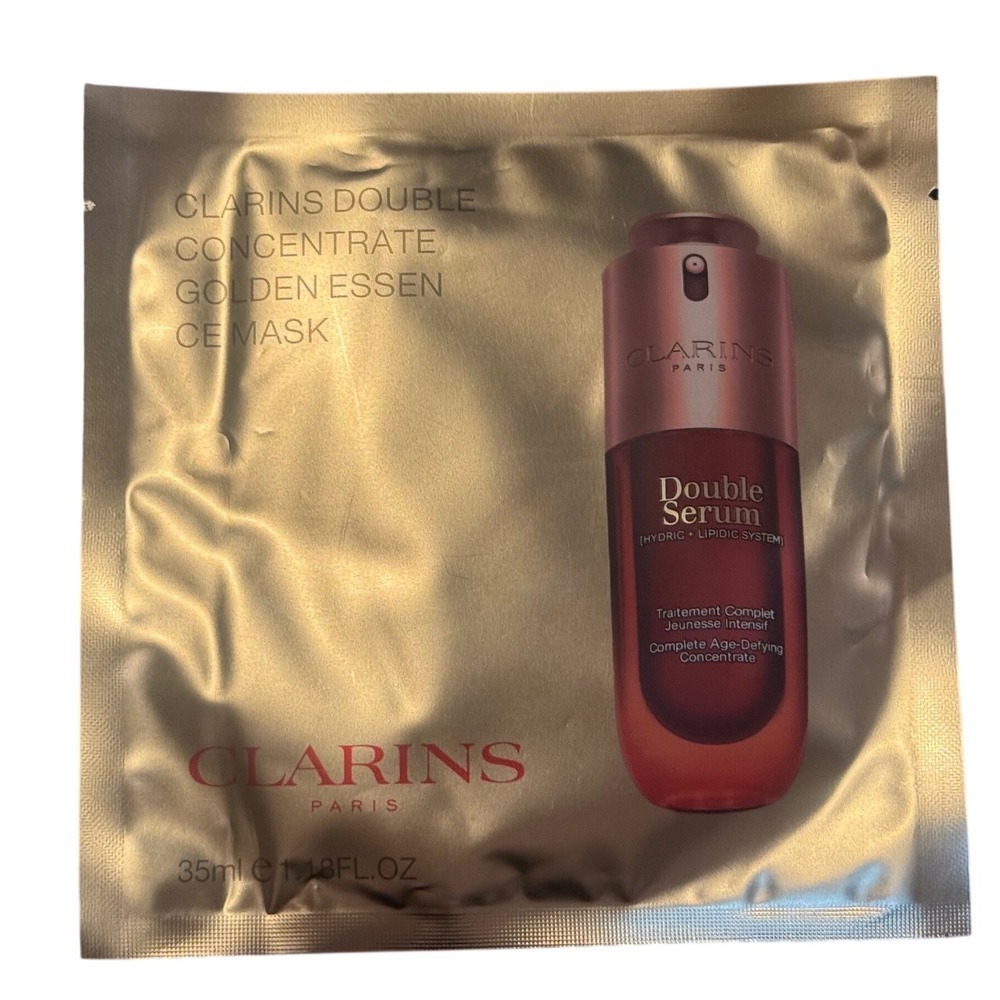 Clarins Double Concentrate Golden Essence Mask Age Defying Serum Mask